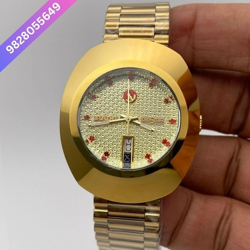 Rado Dia Star Full Gold With Golden Dial Swiss Automatic Watch First Copy Price in India Watch Now India